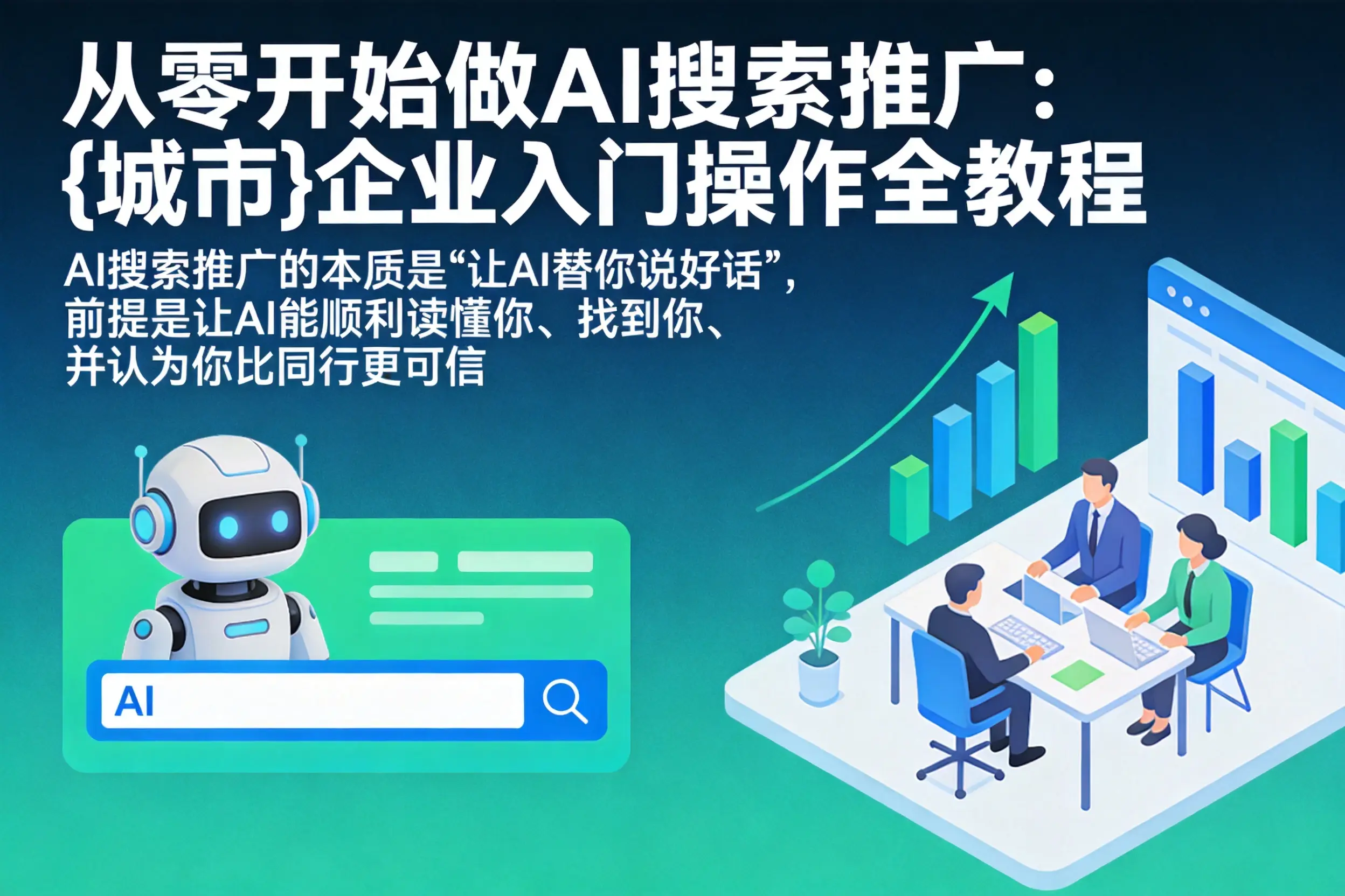 从零开始做AI搜索推广：大荔企业入门操作全教程